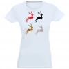 T-SHIRT KOSZULKA DAMSKA ŚWIĄTECZNA RENIFER -