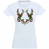 T-SHIRT KOSZULKA DAMSKA ŚWIĄTECZNA RENIFER -