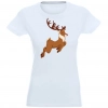 T-SHIRT KOSZULKA DAMSKA ŚWIĄTECZNA RENIFER -