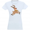 T-SHIRT KOSZULKA DAMSKA ŚWIĄTECZNA RENIFER -