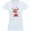 T-SHIRT KOSZULKA DAMSKA ŚWIĄTECZNA RENIFER -
