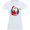 T-SHIRT KOSZULKA DAMSKA ŚWIĄTECZNA MIKOŁAJ -