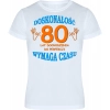 T-SHIRT KOSZULKA MĘSKA PREZENT URODZINY 80 -