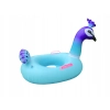 Dmuchane kółko do pływania w kształcie pawia dla dzieci na tle basenu
