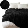 KOC 200x220 NARZUTA NA ŁÓŻKO WARMELO WARKOCZ SWETEREK KAPA PLED CZARNY