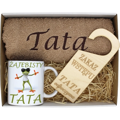 Kubek + Ręcznik w Pudełku