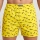 Żółte bokserki męskie wzorzyste 100% bawełna rekiny na modelu Cotton World