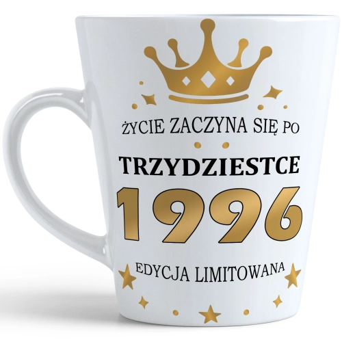 KUBEK LATTE PREZENT URODZINY 30 TRZYDZIESTKĘ ZNAK