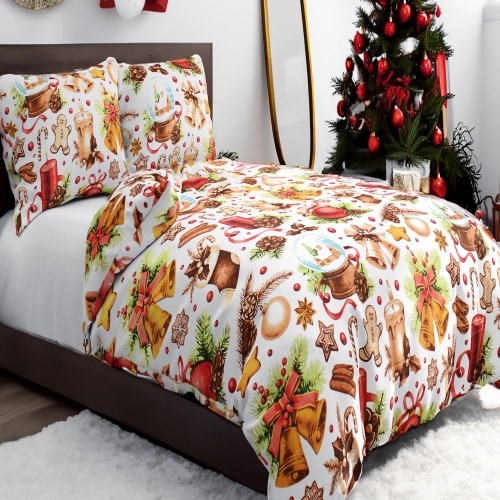 POŚCIEL 100% BAWEŁNA BOŻONARODZENIOWY SEN POLSKI KOMPLET POŚCIELI