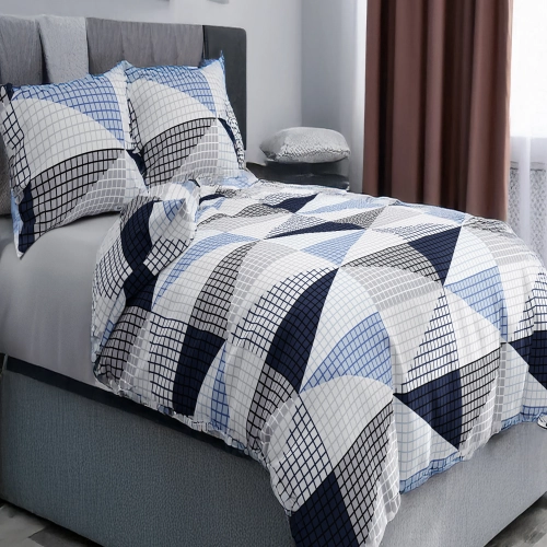 POŚCIEL 100% BAWEŁNA GEOMETRYCZNY AZYL POLSKI KOMPLET POŚCIELI