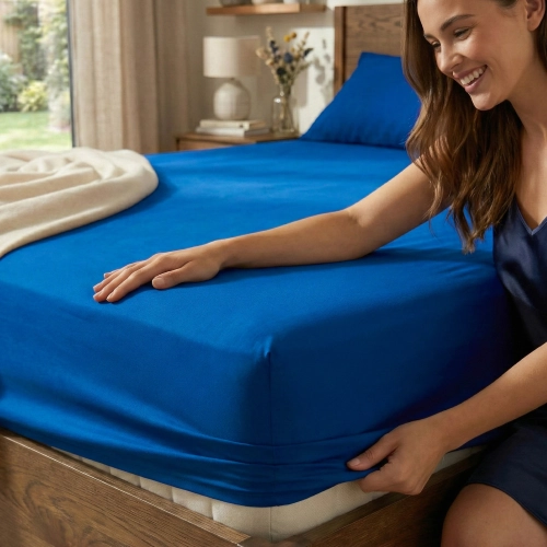 PRZEŚCIERADŁO Z GUMKĄ BAWEŁNIANE 120X200 cm + 25cm CHABER