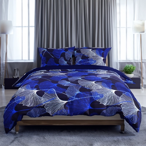 POŚCIEL 100% BAWEŁNA LIŚCIASTA NOC POLSKI KOMPLET POŚCIELI