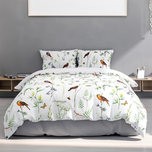 POŚCIEL 100% BAWEŁNA PTASI ŚPIEW POLSKI KOMPLET POŚCIELI