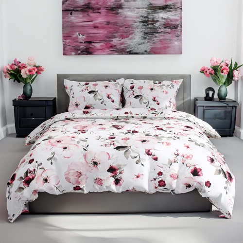 POŚCIEL 100% BAWEŁNA DELIKATNY SZEPT POLSKI KOMPLET POŚCIELI