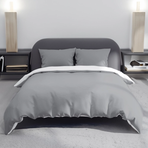 POŚCIEL 100% BAWEŁNA SREBRNY ŚWIT POLSKI KOMPLET POŚCIELI