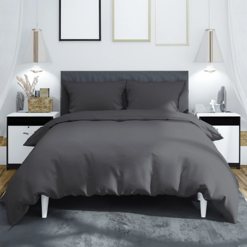 POŚCIEL 100% BAWEŁNA STALOWA CISZA POLSKI KOMPLET POŚCIELI