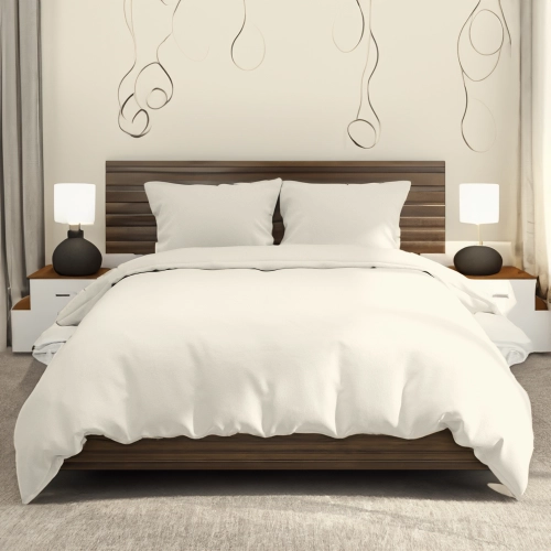 POŚCIEL 100% BAWEŁNA KREMOWY SEN POLSKI KOMPLET POŚCIELI