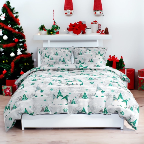 POŚCIEL 100% BAWEŁNA BAJKOWY LAS POLSKI KOMPLET POŚCIELI