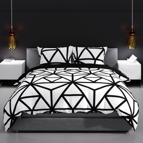 POŚCIEL 100% BAWEŁNA GEOMETRYCZNY SEN POLSKI KOMPLET POŚCIELI