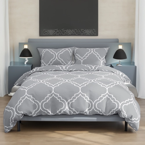 POŚCIEL 100% BAWEŁNA GEOMETRYCZNA ELEGANCJA POLSKI KOMPLET POŚCIELI