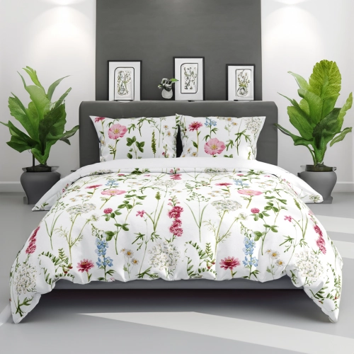 POŚCIEL 100% BAWEŁNA WIEJSKIE ZACISZE POLSKI KOMPLET POŚCIELI