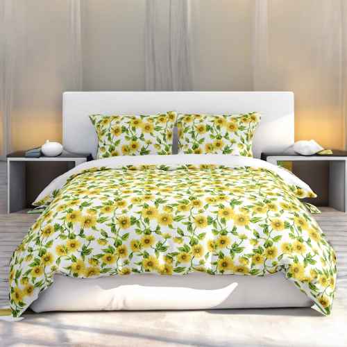 POŚCIEL 100% BAWEŁNA BAJKOWY SŁONECZNIK POLSKI KOMPLET POŚCIELI