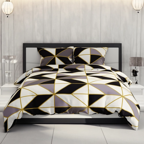 POŚCIEL 100% BAWEŁNA GEOMETRYCZNY SEN POLSKI KOMPLET POŚCIELI