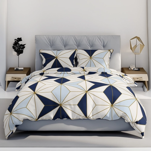 POŚCIEL 100% BAWEŁNA MORSKIE GWIAZDY POLSKI KOMPLET POŚCIELI