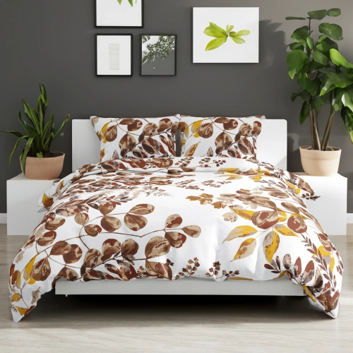 POŚCIEL 100% BAWEŁNA LEŚNY SZUM POLSKI KOMPLET POŚCIELI