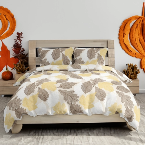 POŚCIEL 100% BAWEŁNA ZŁOTA JESIEŃ POLSKI KOMPLET POŚCIELI