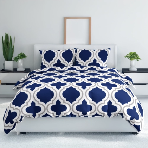 POŚCIEL 100% BAWEŁNA MAROKAŃSKA MOZAJKA POLSKI KOMPLET POŚCIELI