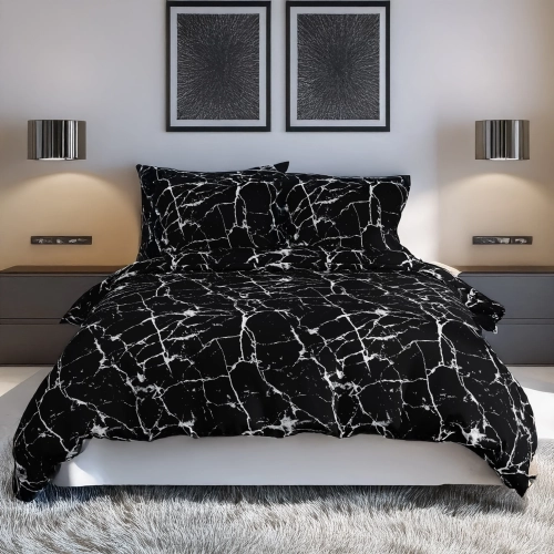 KOMPLET POŚCIELI POLSKA 100% BAWEŁNA PĘKNIĘCIA NOCY 180x200