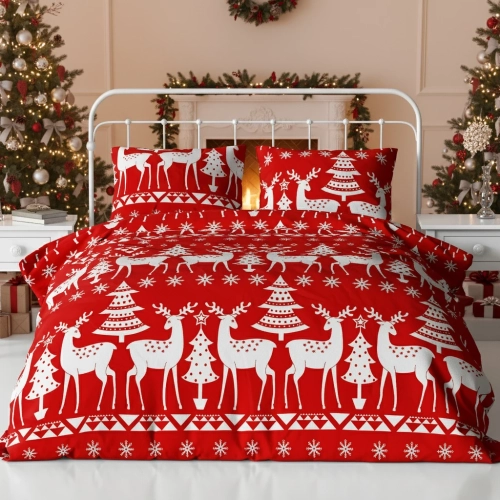 pościel świąteczna 100% bawełna premium J&W