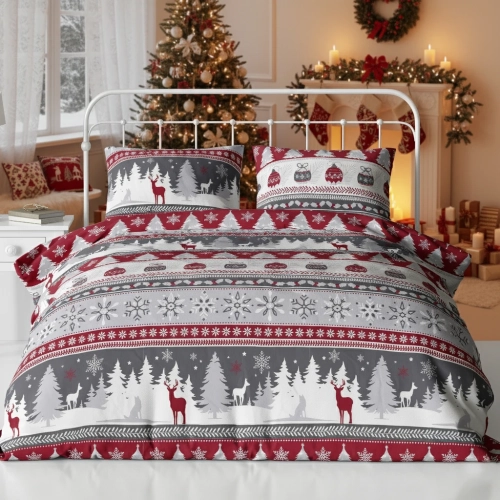 pościel świąteczna 100% bawełna premium J&W