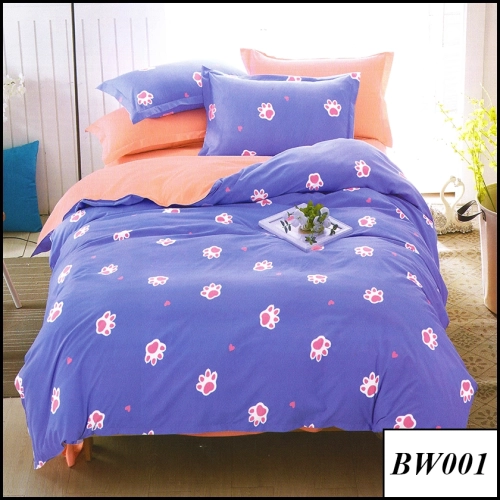 KOMPLET POŚCIELI 100% BAWEŁNA DWUSTRONNA POŚCIEL 135x200 + PRZEŚCIERADŁO