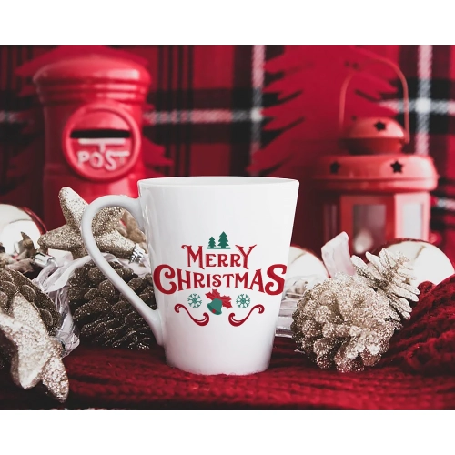 ŚWIĄTECZNY KUBEK LATTE 330ml PREZENT NA ŚWIĘTA