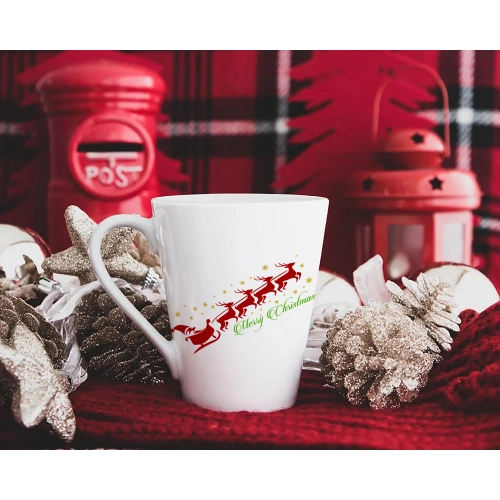 ŚWIĄTECZNY KUBEK LATTE 330ml PREZENT NA ŚWIĘTA