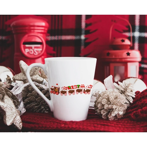 ŚWIĄTECZNY KUBEK LATTE 330ml PREZENT NA ŚWIĘTA
