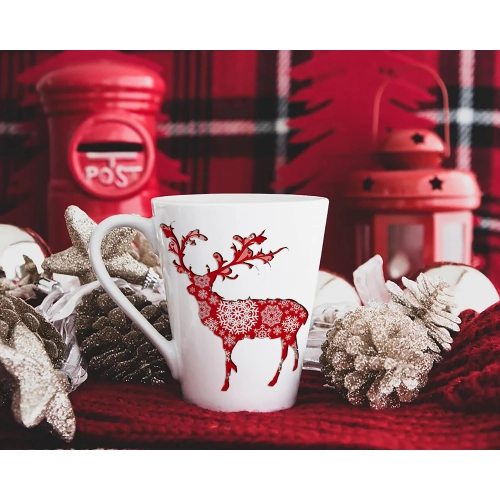 ŚWIĄTECZNY KUBEK LATTE 330ml PREZENT NA ŚWIĘTA