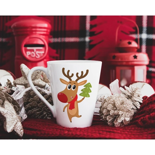 ŚWIĄTECZNY KUBEK LATTE 330ml PREZENT NA ŚWIĘTA