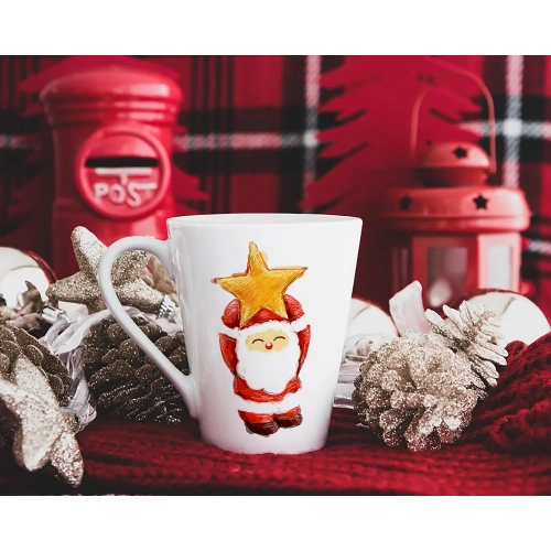 ŚWIĄTECZNY KUBEK LATTE 330ml PREZENT NA ŚWIĘTA