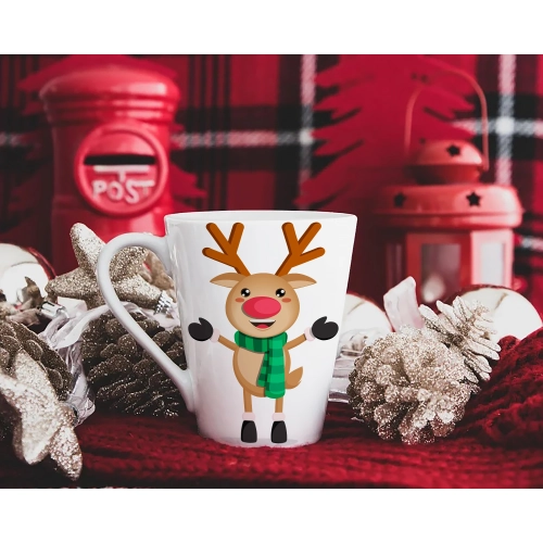 ŚWIĄTECZNY KUBEK LATTE 330ml PREZENT NA ŚWIĘTA