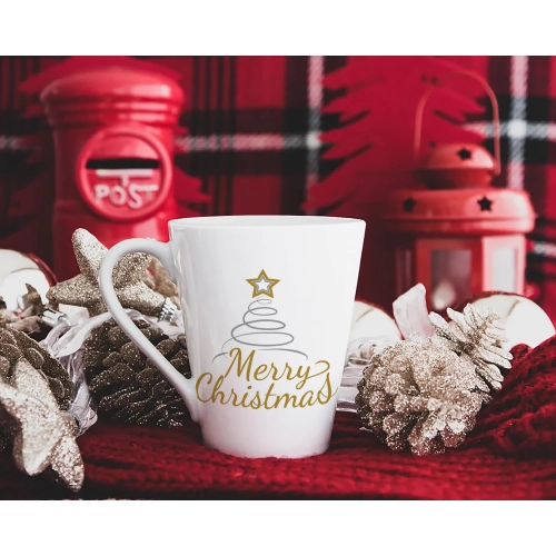 ŚWIĄTECZNY KUBEK LATTE 330ml PREZENT NA ŚWIĘTA