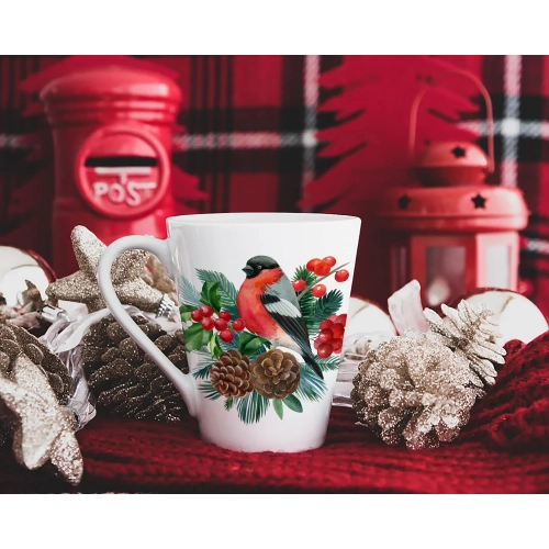 ŚWIĄTECZNY KUBEK LATTE 330ml PREZENT NA ŚWIĘTA