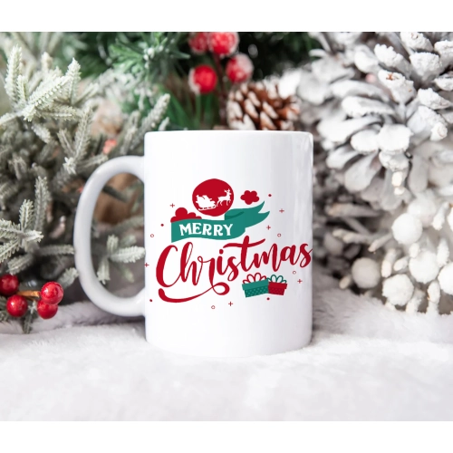 SUPER ŚWIĄTECZNY KUBEK PREZENT 330ml Z NADRUKIEM