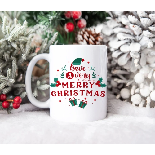 SUPER ŚWIĄTECZNY KUBEK PREZENT 330ml Z NADRUKIEM