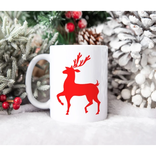 SUPER ŚWIĄTECZNY KUBEK PREZENT 330ml RENIFER