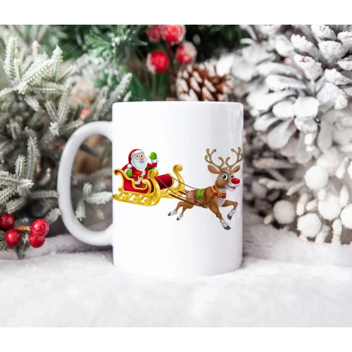 SUPER ŚWIĄTECZNY KUBEK PREZENT 330ml MIKOŁAJ