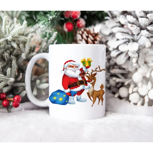 SUPER ŚWIĄTECZNY KUBEK PREZENT 330ml MIKOŁAJ