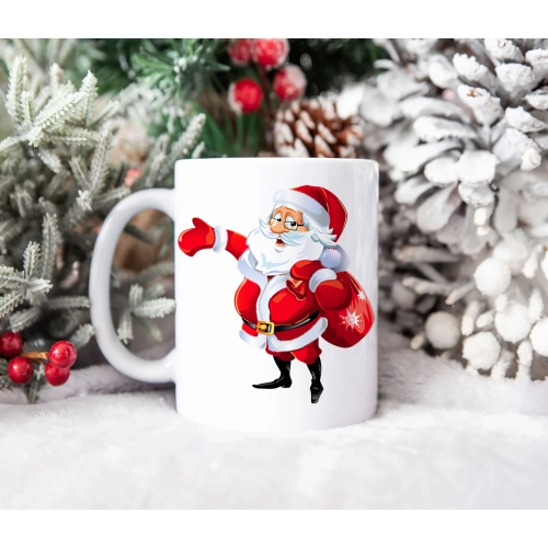 SUPER ŚWIĄTECZNY KUBEK PREZENT 330ml MIKOŁAJ